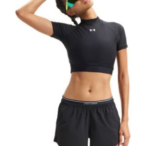 HeatGear® Women's Crop Mock Short Sleeve