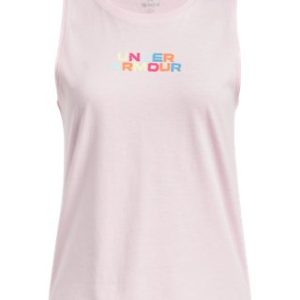 UA Rainbow Wordmark Girls' Tank