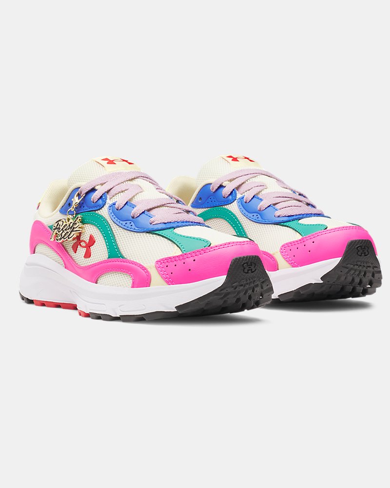 UA Tech Runner Fresh Set Grade School Sportstyle Shoes - Image 5