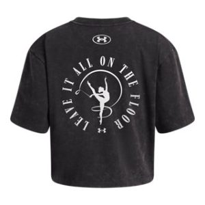 UA Rival Gymnastics Girls' Short Sleeve
