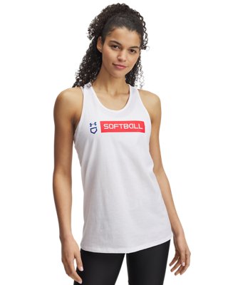 UA Softball Wordmark Bar Women's Tank