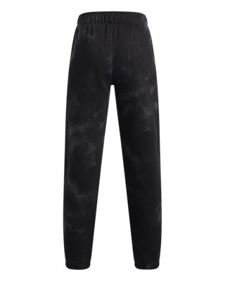 UA Icon Fleece Wash Print Gym Boys' Pants - Image 6