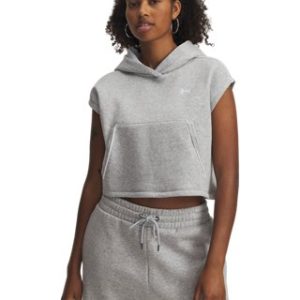 UA Rival Fleece Piped Women's Sleeveless Hoodie