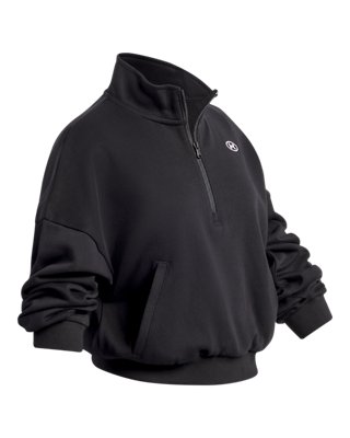 UA Rival Fleece Girls' ½ Zip - Image 7