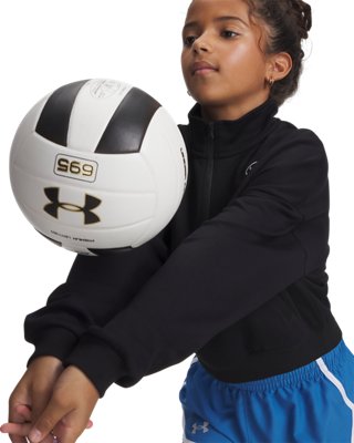 UA Rival Fleece Girls' ½ Zip - Image 4